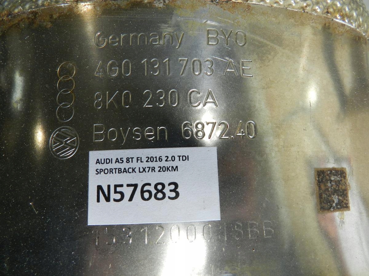 AUDI A5 8T catalyst 4G0131703AE