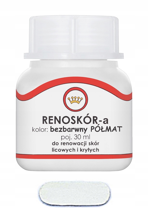 

Renoskór Farba Lakier Do Skóry Bezbarwny Półmatowy