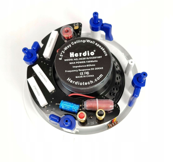 Stropní reproduktory Herdio 6.5 HCS818 160W 89dB Abs