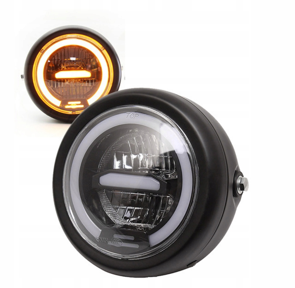 REFLEKTOR LAMPA LED PRZEDNIA HOMOLOGACJA MOTOCYKL Producent bez marki