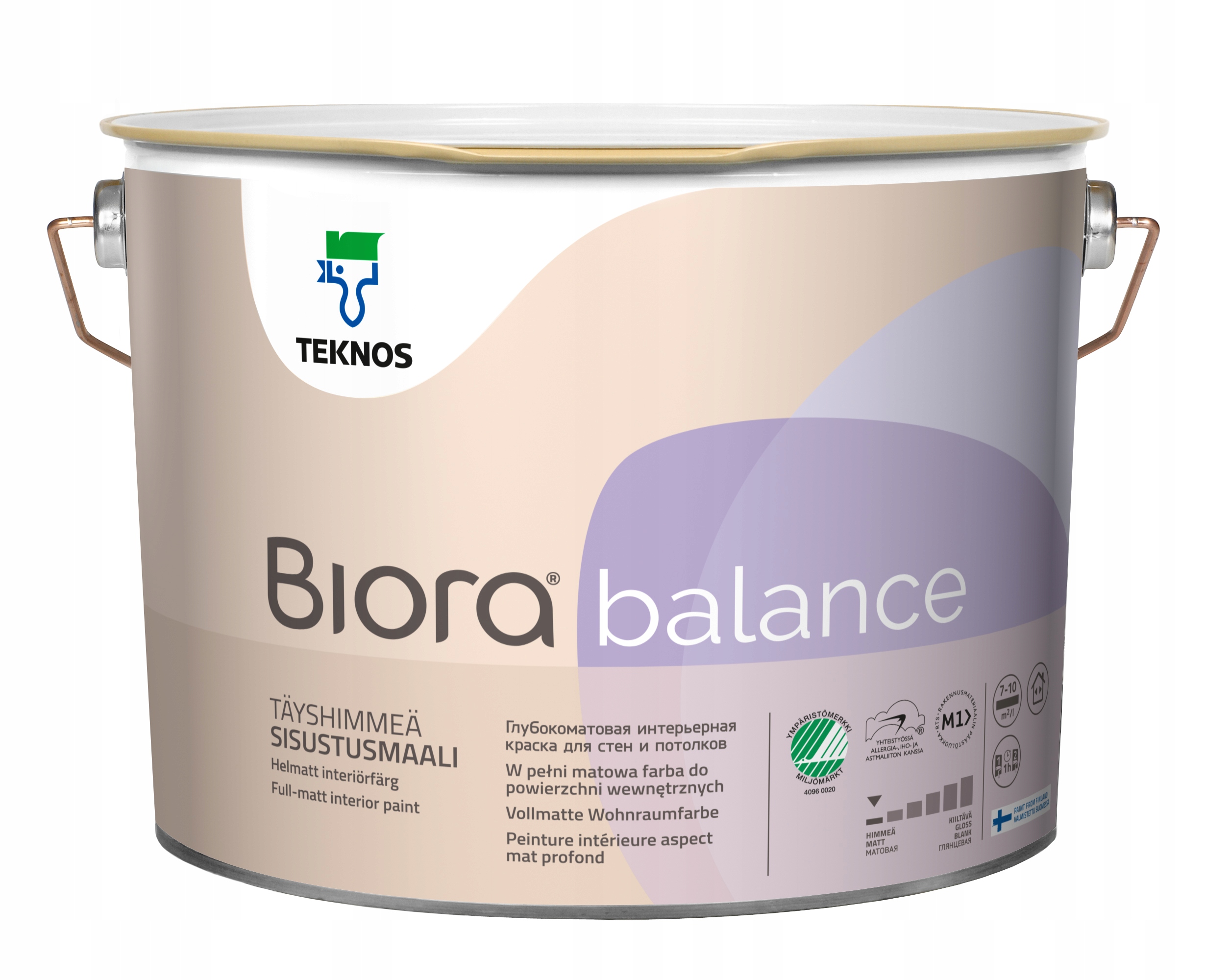 Farba Biora Balance Teknos 9 l biel mat