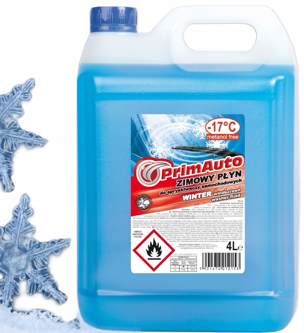 

Primauto Zimowy płyn do mycia szyb 4L