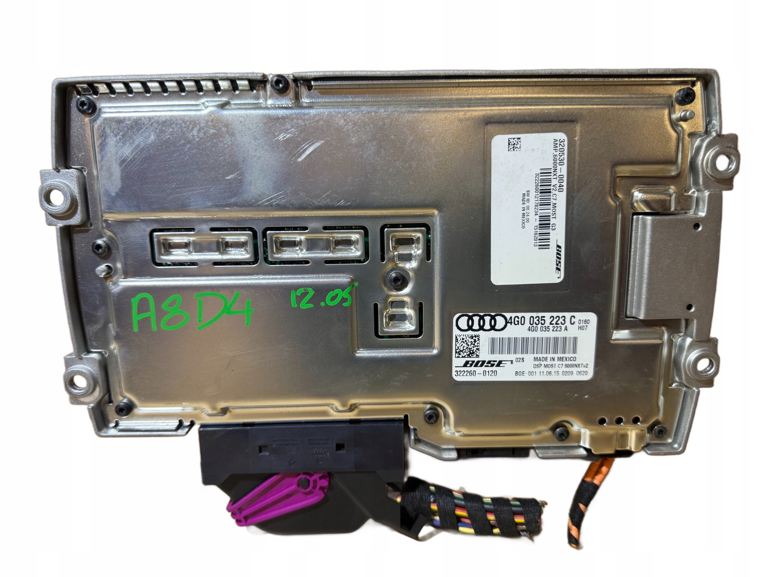 AUDI A8 D4 zesilovač RADIA BOSE 4G0035223C