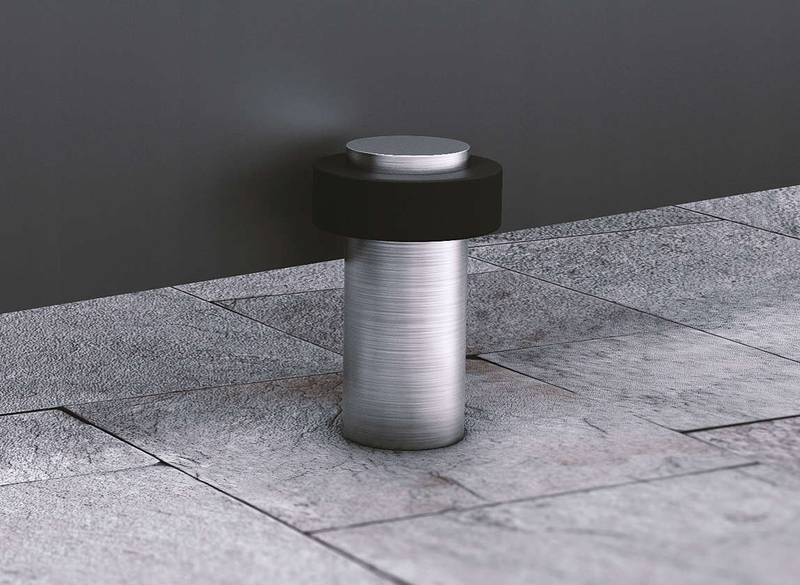 Odbojnik, stoper walec do drzwi zewnętrznych INOX Marka Metal-Bud