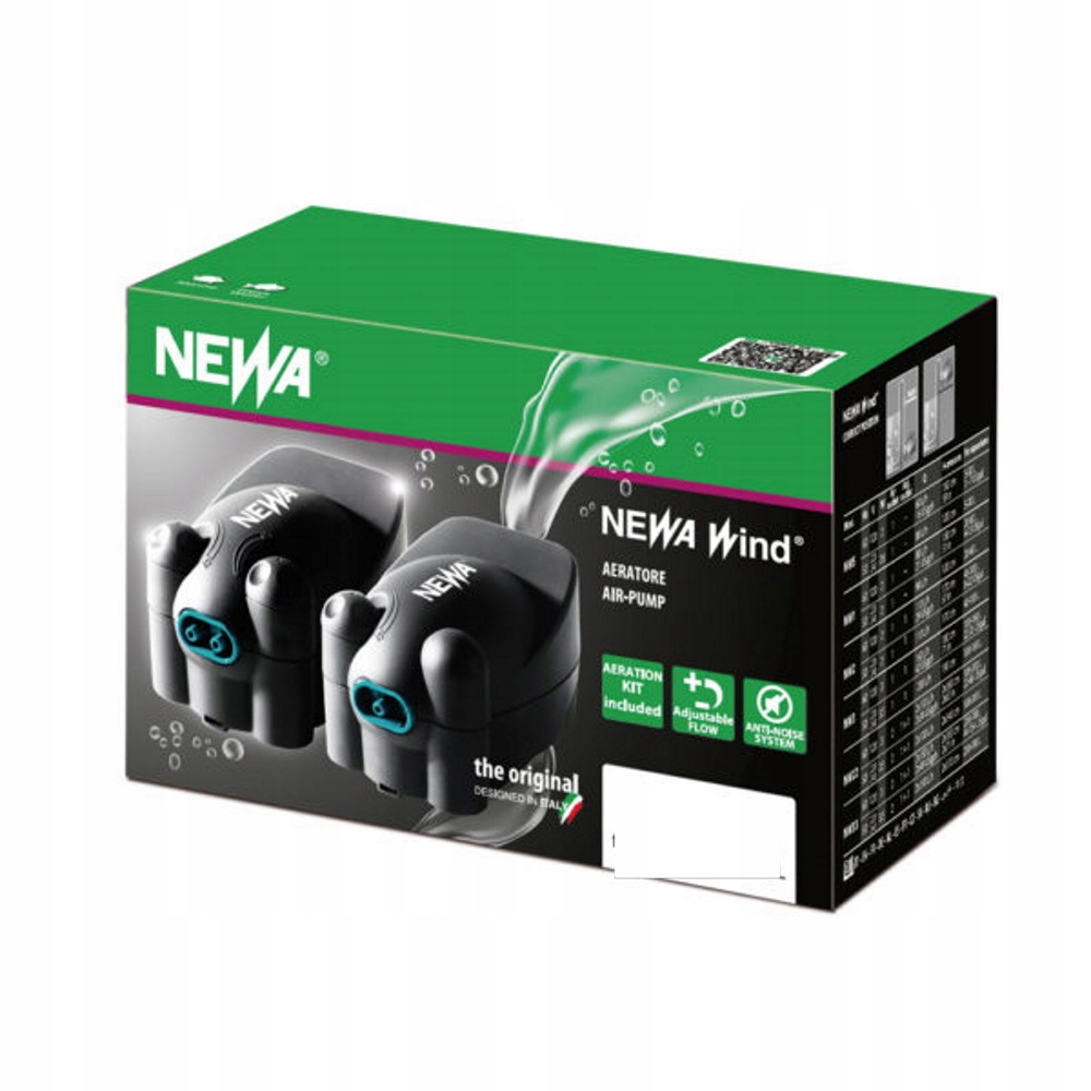 Levně Vzduchová Pumpa Do Akvária Napěňování Vody Tichá Regulace Newa