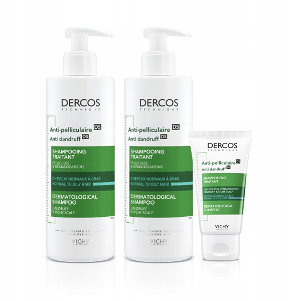 

Vichy Dercos przeciwłupieżowy Szampon 390ml Zestaw