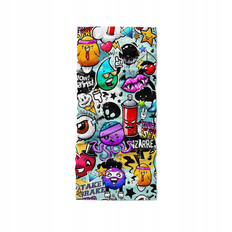 BANDANA SZALIK KOMIN CHUSTA APASZKA KOLOROWA 02 Rozmiar uniwersalny