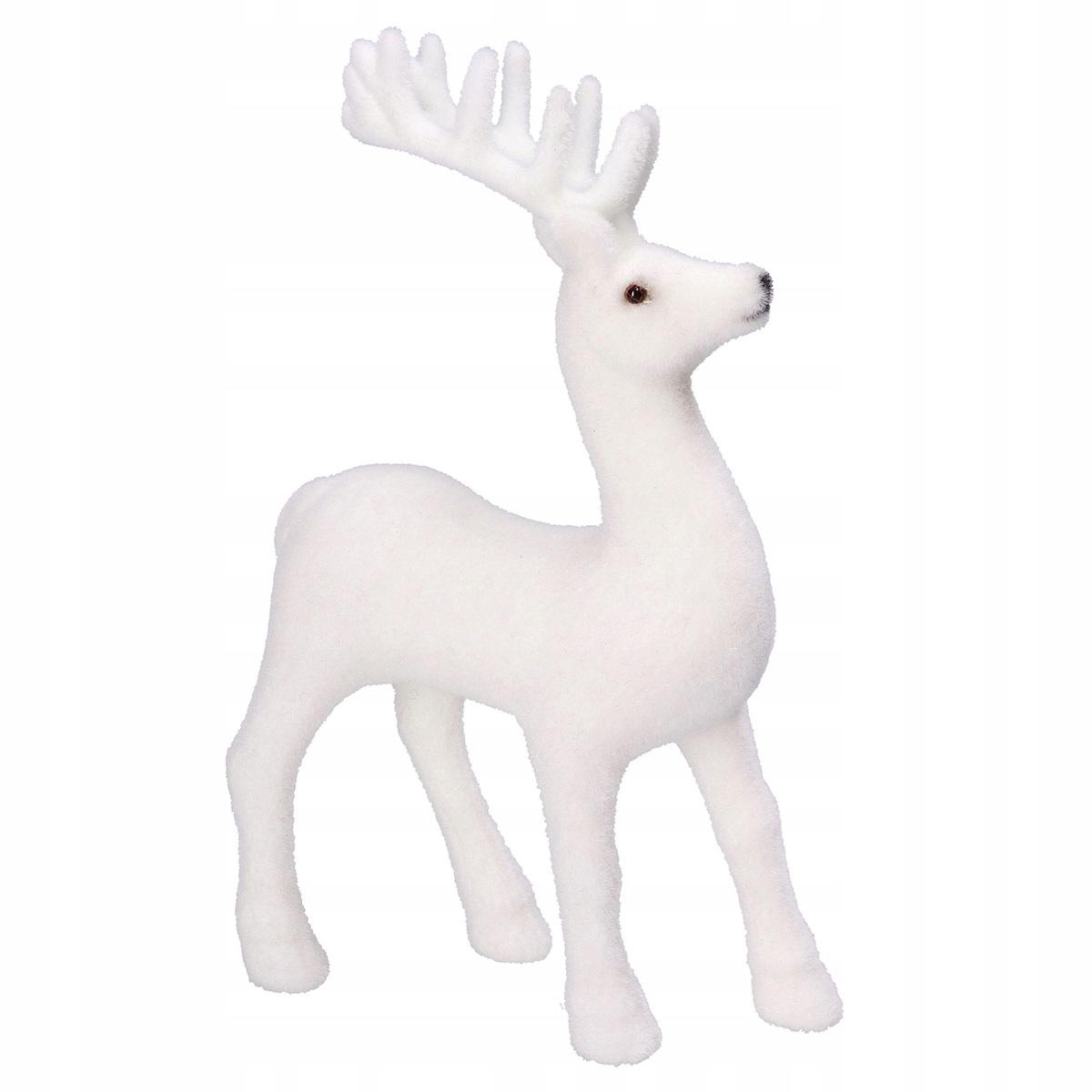 RENIFER WELUROWY STOJĄCY FIGURKA OZDOBA DO STROIKA NA STROIK ŚWIĘTA PREZENT Kod producenta RENIFER RUDOLF NA CHOINKĘ ZAMSZ 17cm