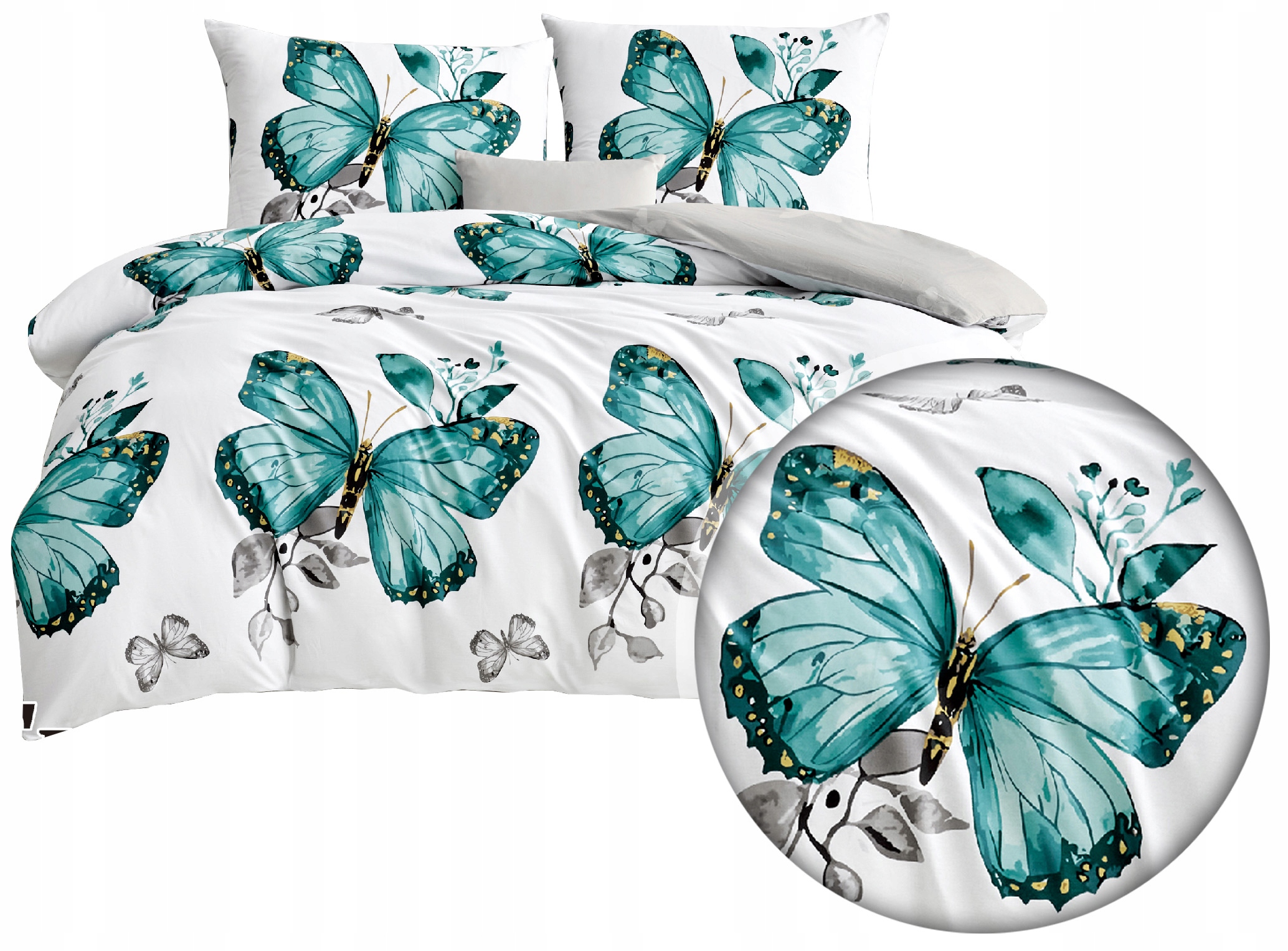 Pościel 200x220 Elway 100% Bawełna Komplet Pościeli Satynowej Nowe