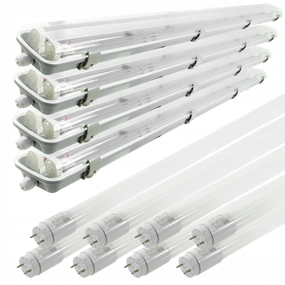 

4x oprawa hermetyczna 120 8x świetlówka Led