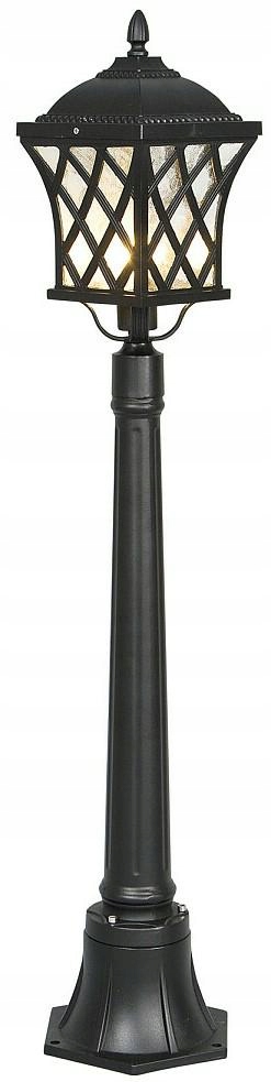 Do Záhrady Vonkajšia Záhradná Lampa Tay Čierna Hnedá 1xE27 IP23 112cm