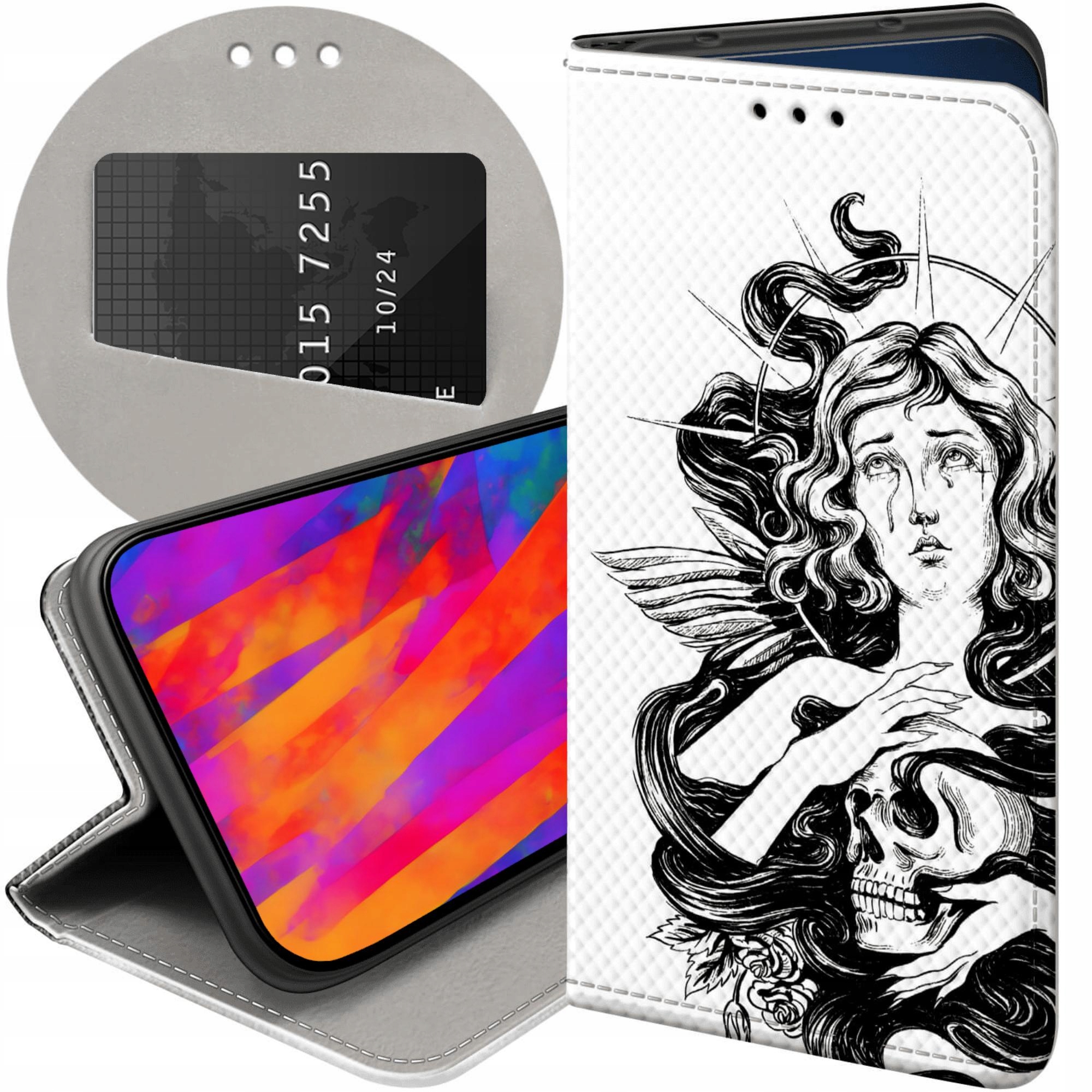 Etui Z Klapką Do Honor MAGIC7 Pro Anioł Aniołek Kupidyn Futerał Case