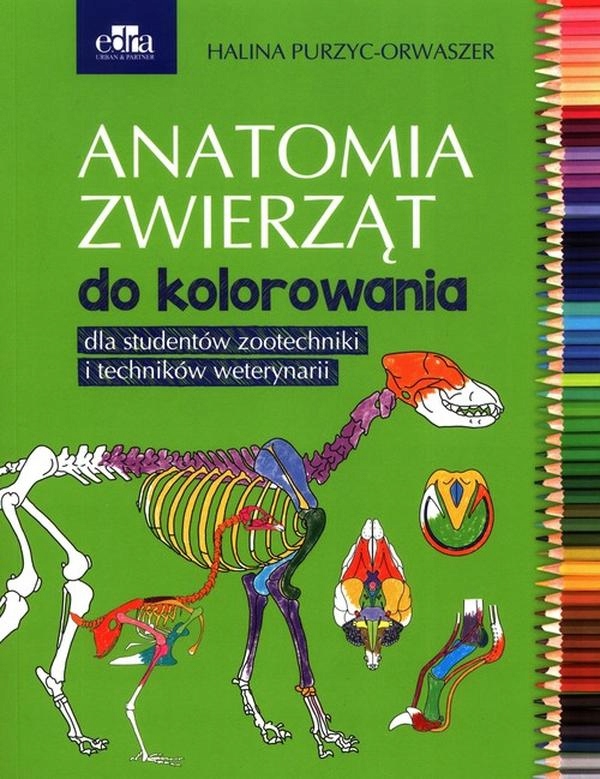 ANATOMIA ZWIERZĄT DO KOLOROWANIA - Purzyc-Orwaszer Halina