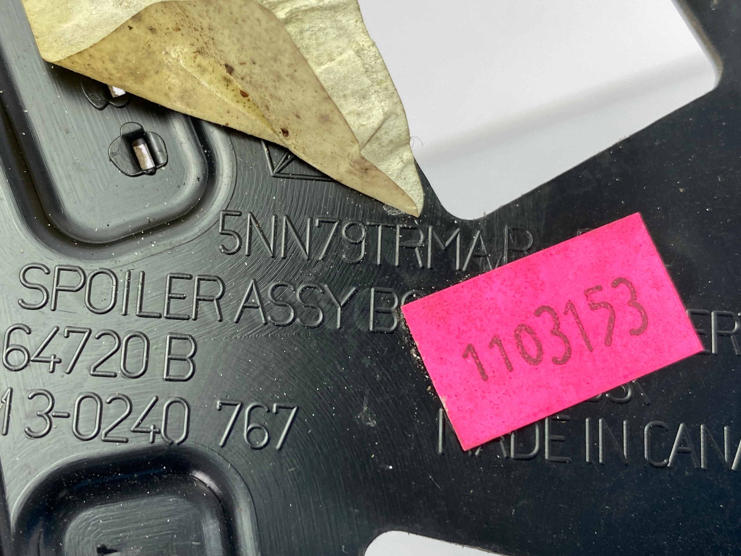 Spoiler lotka Dodge Charger 2015+USA