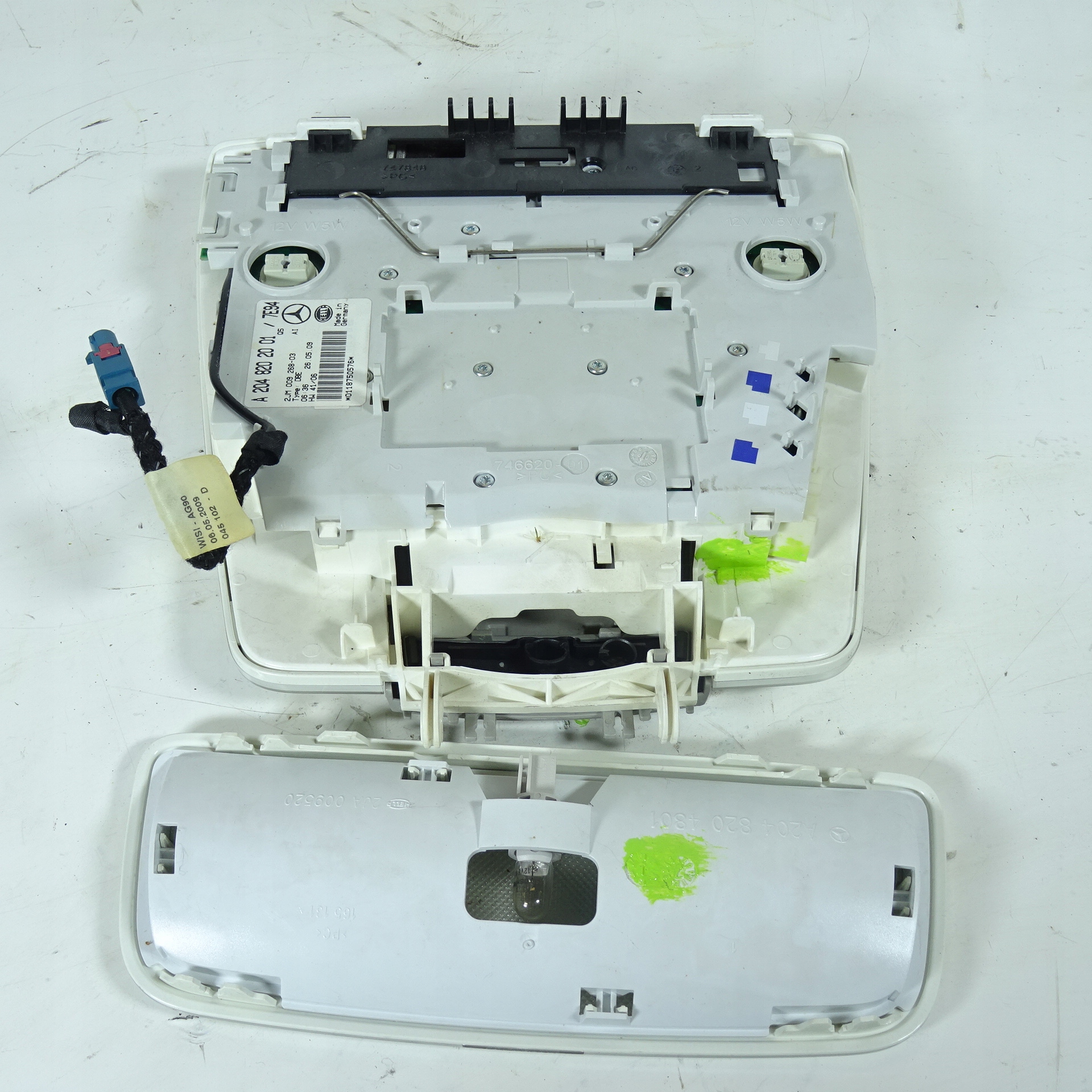 MERCEDES C S204 KOMBI COPPIA LUCI interna A2048202001