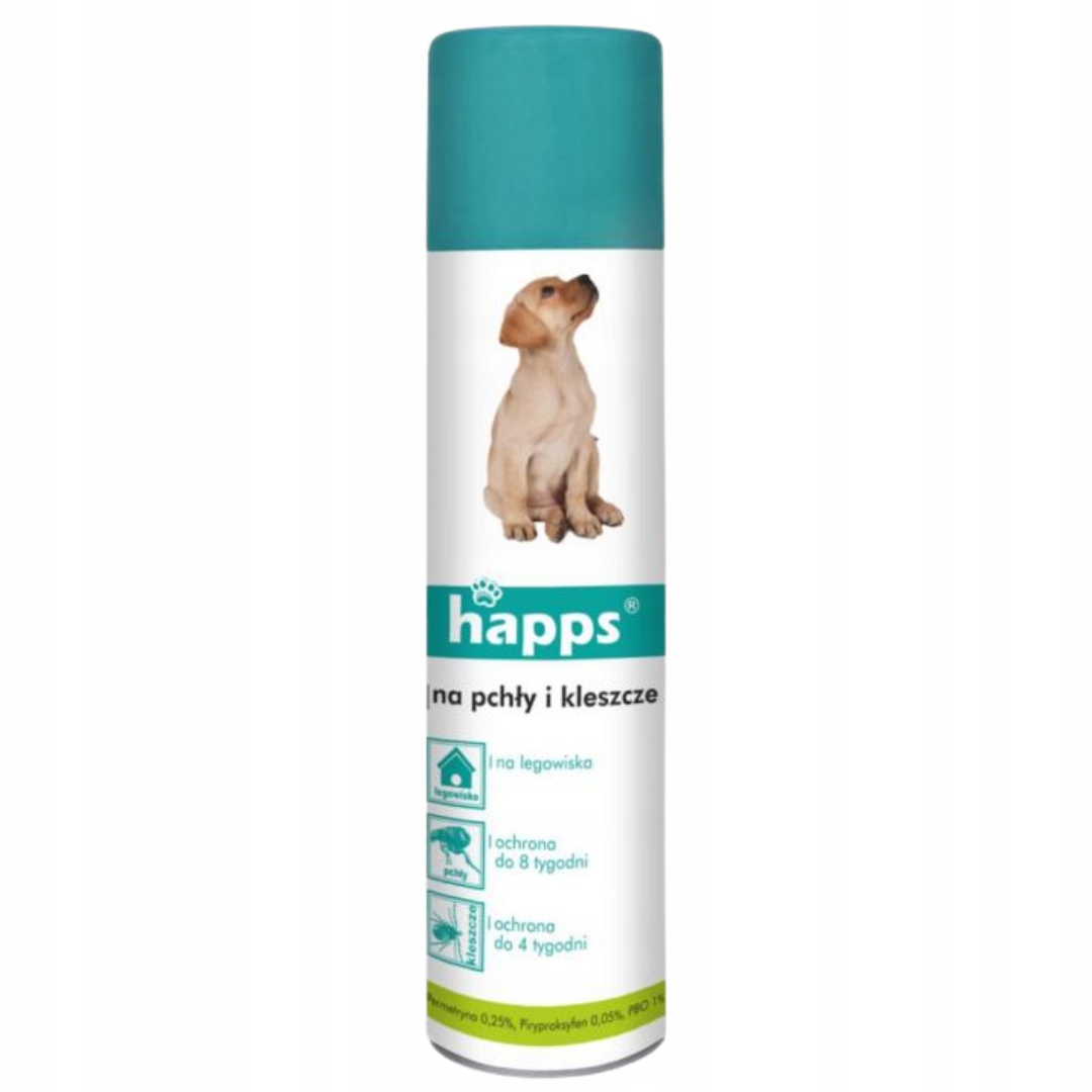 

Happs Spray na pchły i kleszcze dla zwierząt 250ml