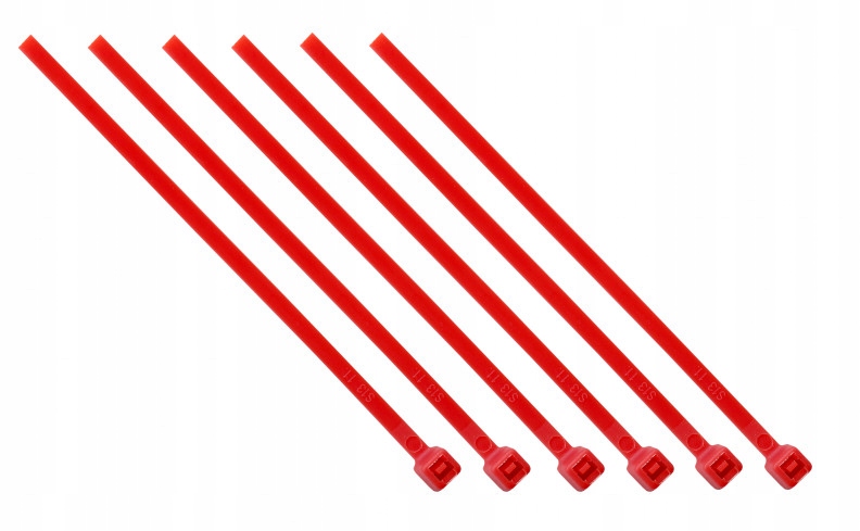 

Opaski Zaciskowe Kablowe Trytki Czerwone 2,5x100