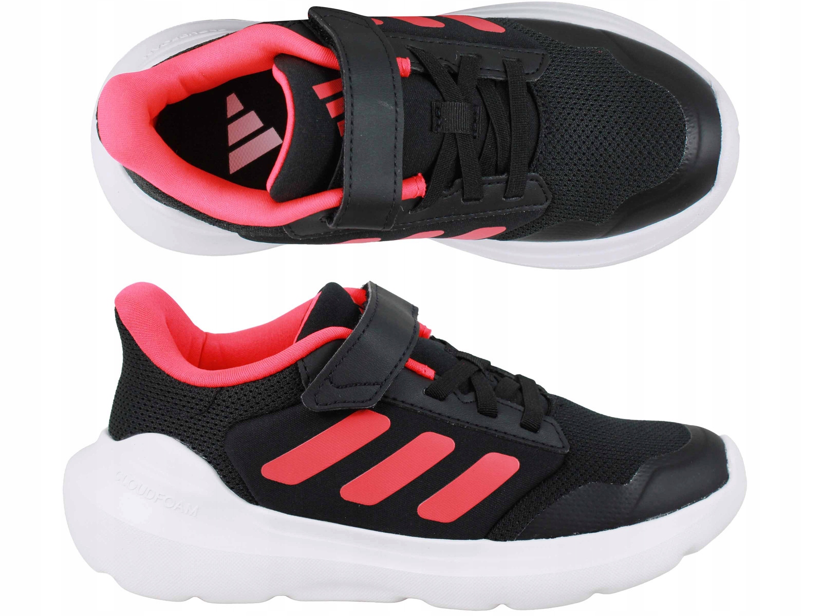 Adidas Tensaur Run 3.0 El JP6785 Buty Sportowe Dziecięce Lekkie Rzepy Gumki