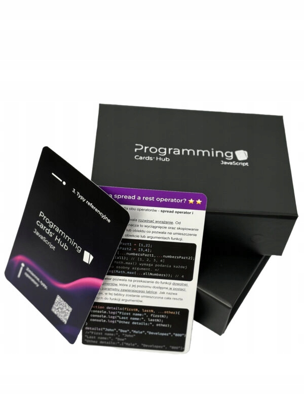 101 Kart z JavaScript | Fiszki JavaScript - Programming Cards' Hub