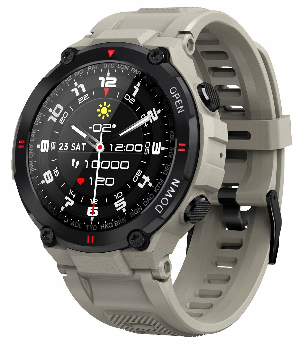 Inteligentné hodinky Giewont GW430-2 Sivá 1.28" Hd