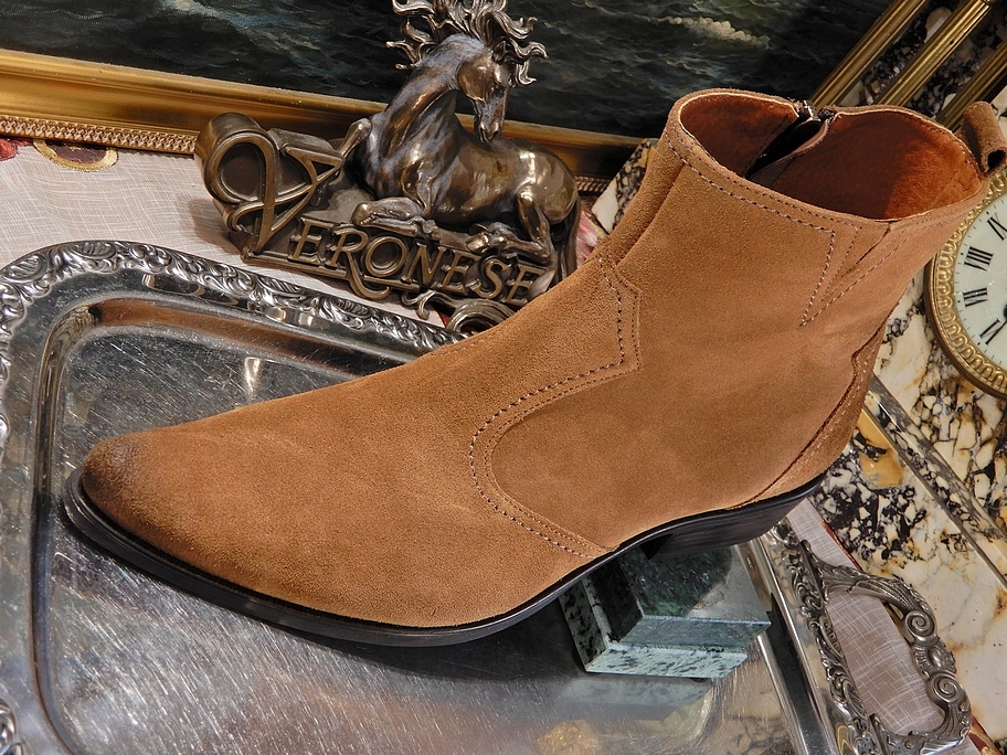 KOWBOJKI STYLOWE RASOWA SKÓRA KLASYK CHOPPER 45 Kolekcja JUNO SIERRO