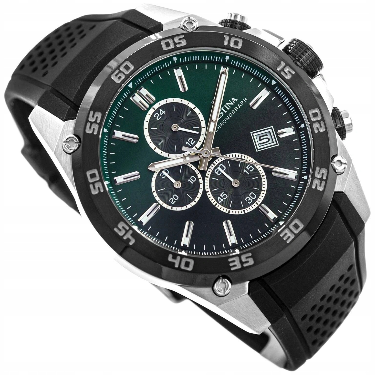 Pánské Hodinky Festina F20330/B The Originals, Černé S Chronografovým Páskem