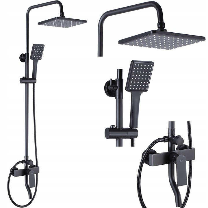 Sprchový set Hass Black čierny