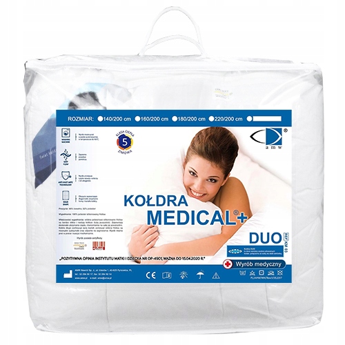 KOŁDRA 140X200 MEDICAL DUO ANTYALERGICZNA