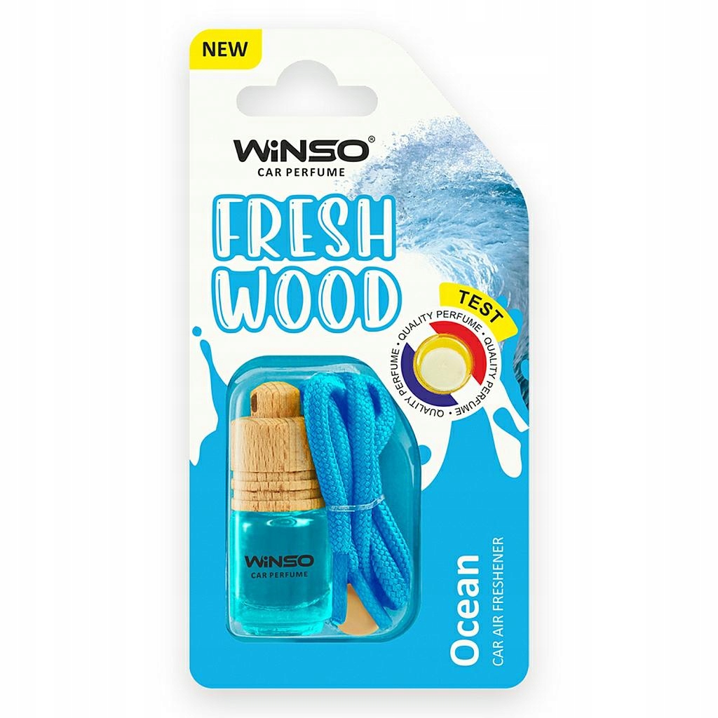 Zapach Samochodowy Winso Fresh Wood Ocean do Auta Flakonik z Drewnem