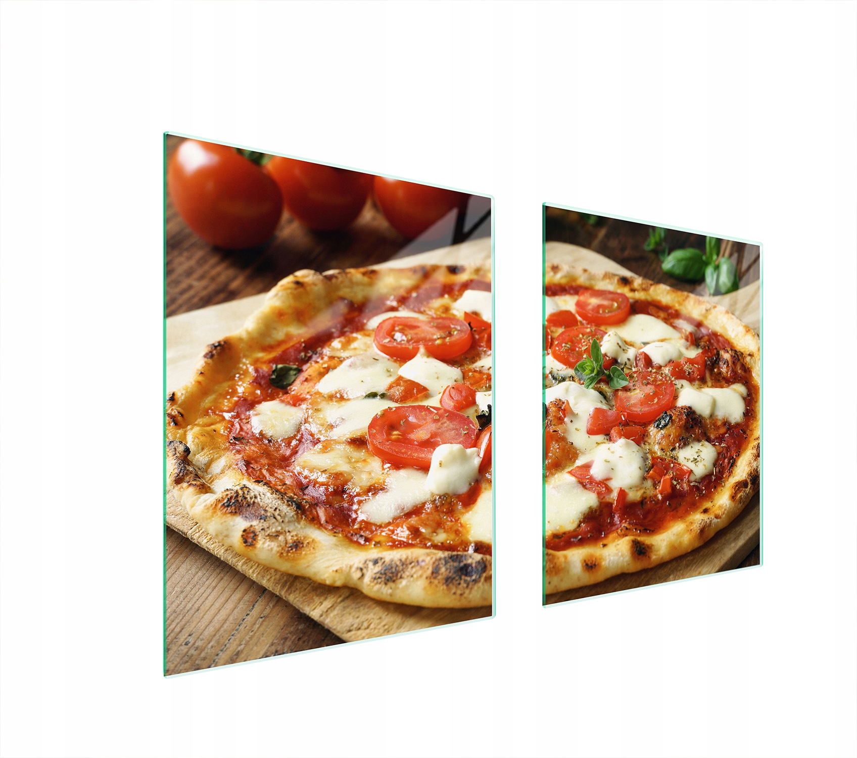 Skleněná Ochranná Deska Na Sporák 85x52 Pizza Tvrzené Sklo