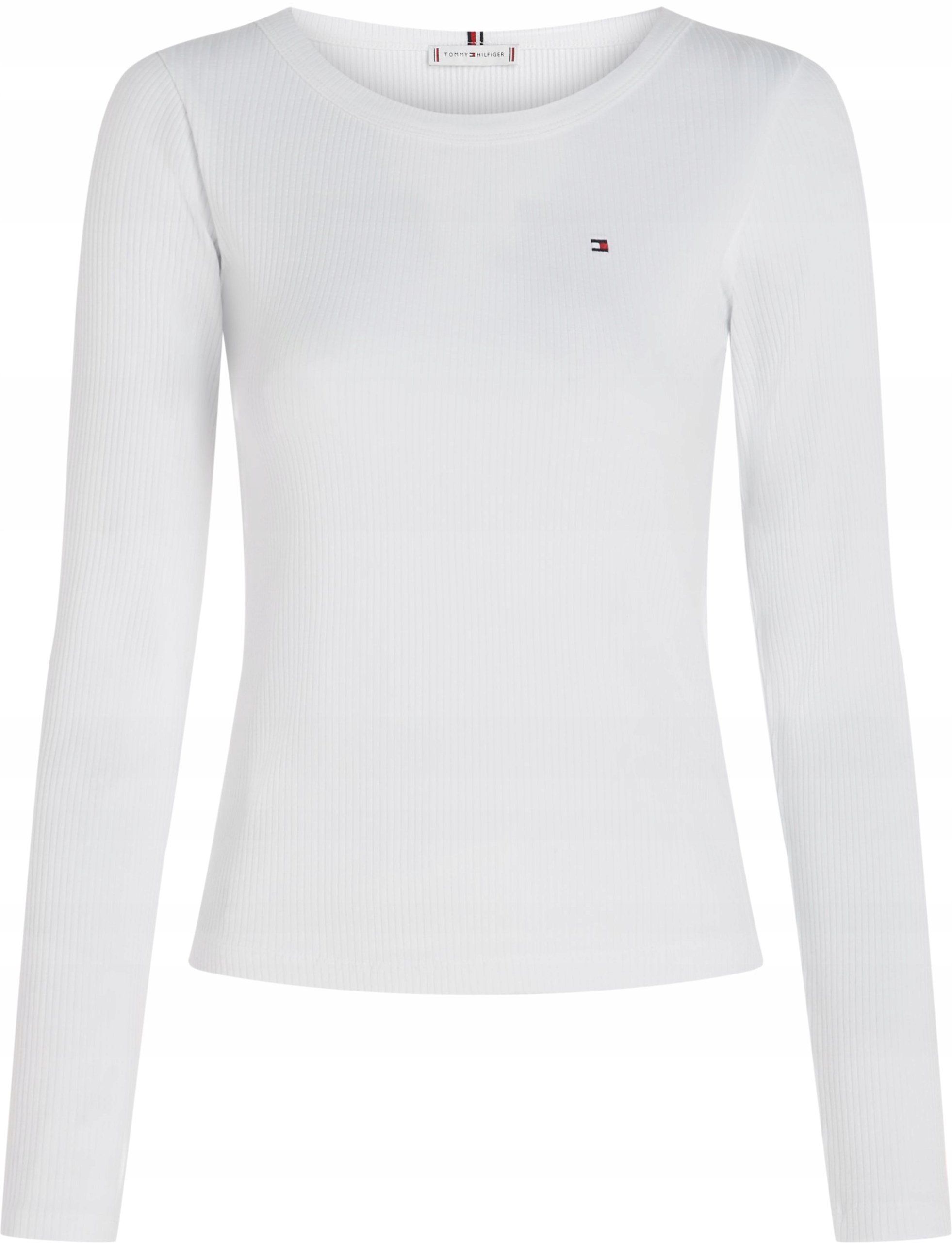 Tommy Hilfiger dámská halenka, Slim střih, krémová (ecru), L