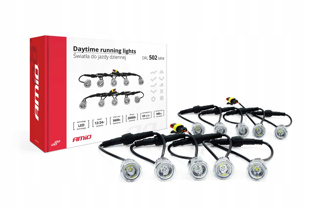 DRL502mini - ДЕННІ ХОДОВІ ВОГНІ VERTEX 1W SMD LED RL