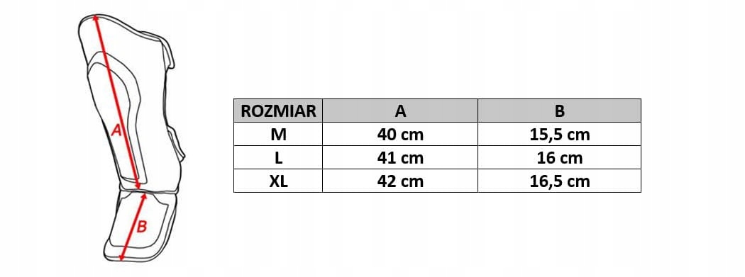 Ochraniacze Piszczeli Goleni BUSHIDO roz. M Model Red Predator