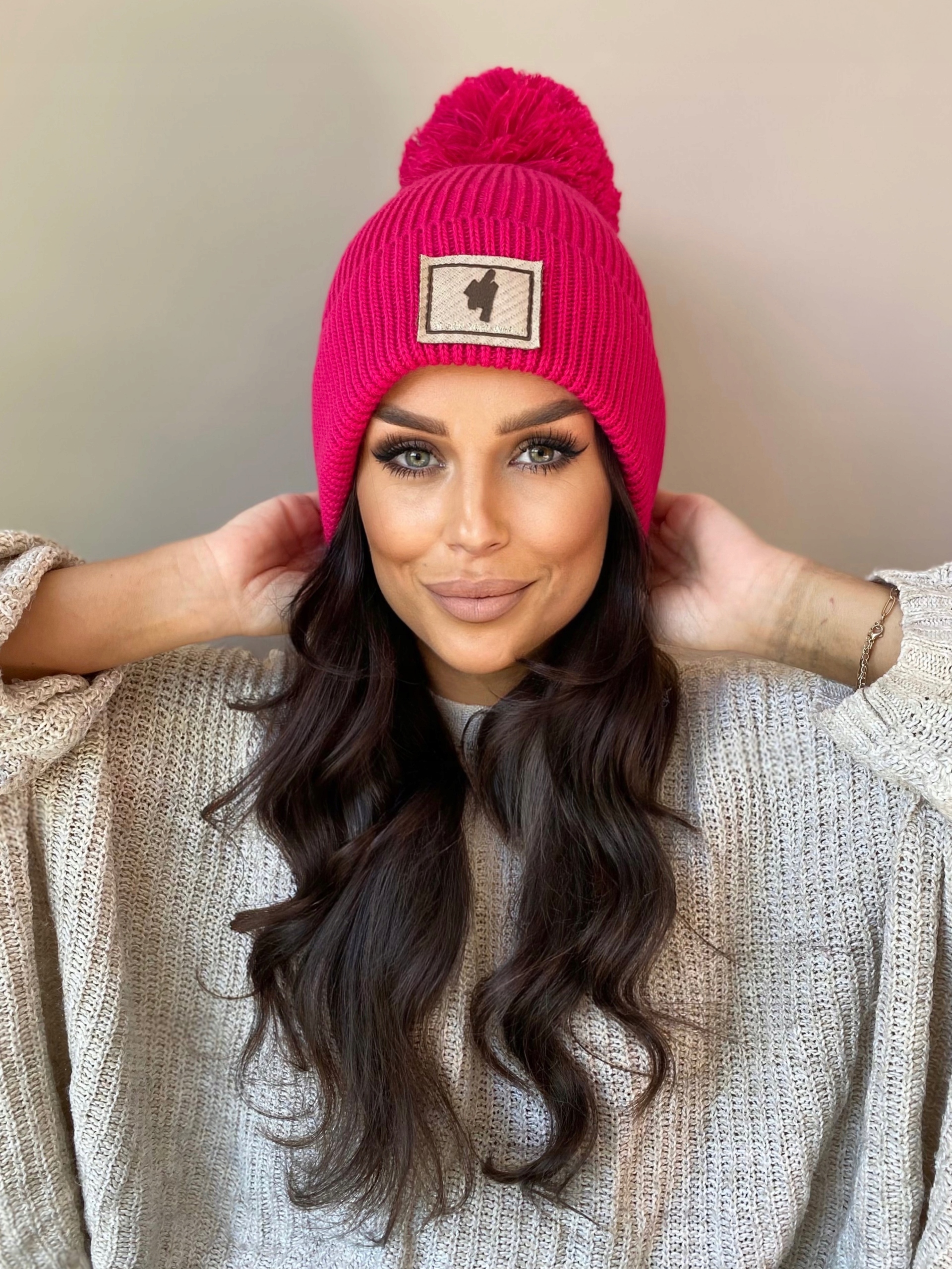 CZAPKA DAMSKA ZIMOWA NA ZIMĘ CIEPŁA WYGODNA GRUBA KOBIECA SPORTOWA KOLORY Kolor wielokolorowy