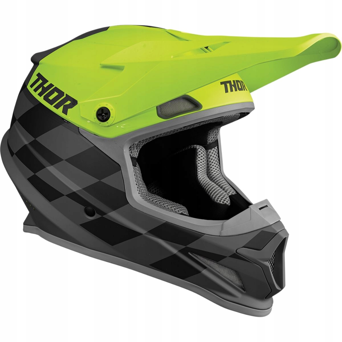 Prilba Thor Sector Birdock Gray/acid Xs Cross