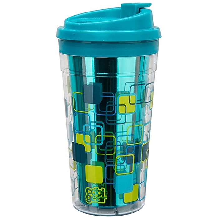 Kubek termiczny Cool Gear Reflection 440 ml lustrzany kolorowy Niebieski
