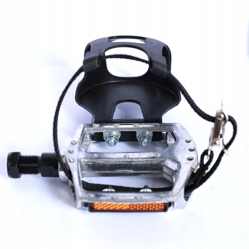 Pedały rowerowe z paskami i klipsami na palce, Producent bez marki