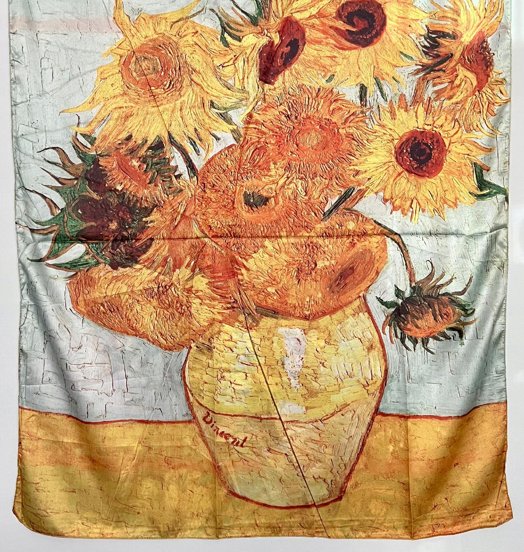 Elegancki dwustronny SZAL wzory artystyczne JEDWAB Płeć kobieta