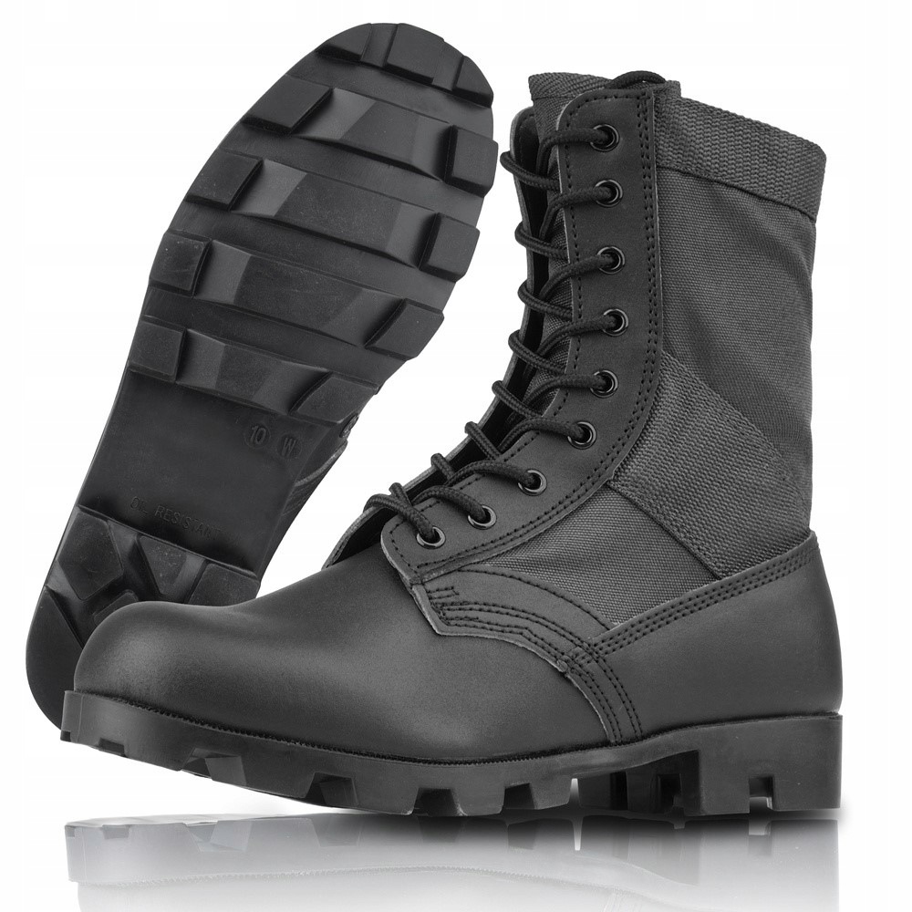 Mil-Tec Vojenské boty Us Jungle Boots Černá