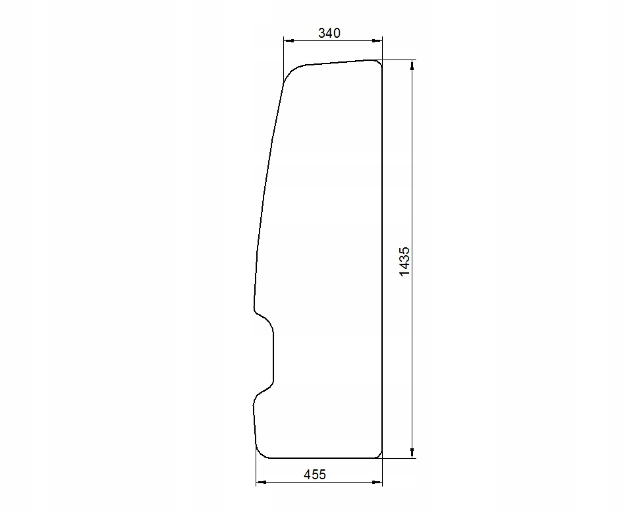 sklo Wacker Neuson dveře 1000260288