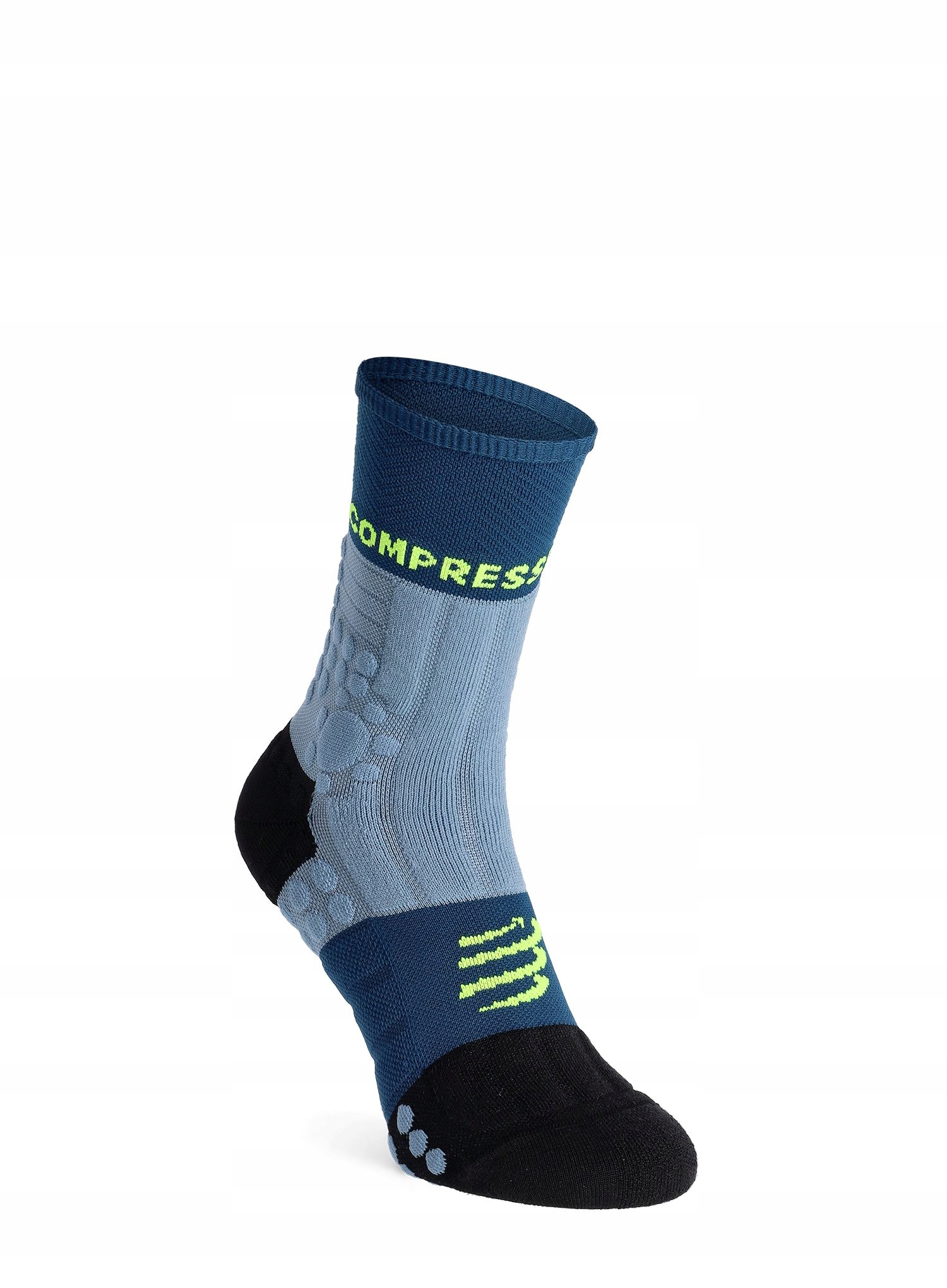 Běžecké Ponožky Compressport Pro Racing Socks Winter Trail denim 35-38