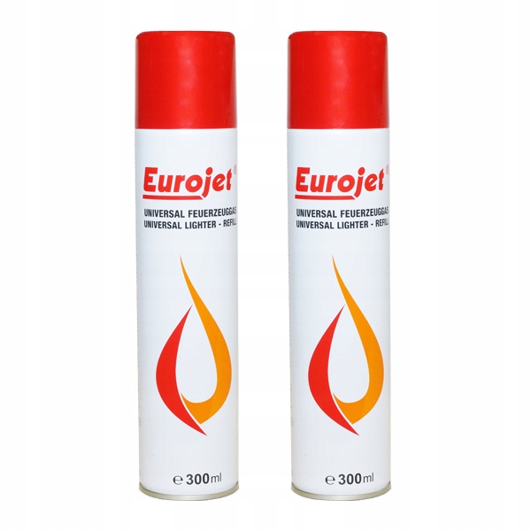 

2 x Gaz do zapalniczek Eurojet 300ml