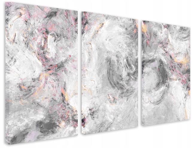 Elegantní abstraktní obrazy na plátně do obývacího pokoje Mramorový efekt 60x120