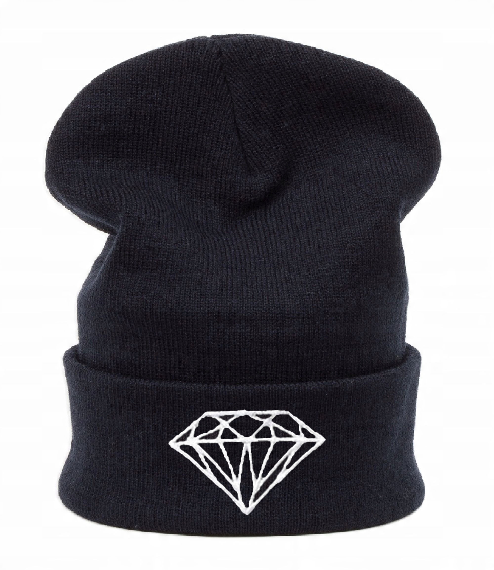 

Zimowa Czapka Beanie Ciepła Diament Haft