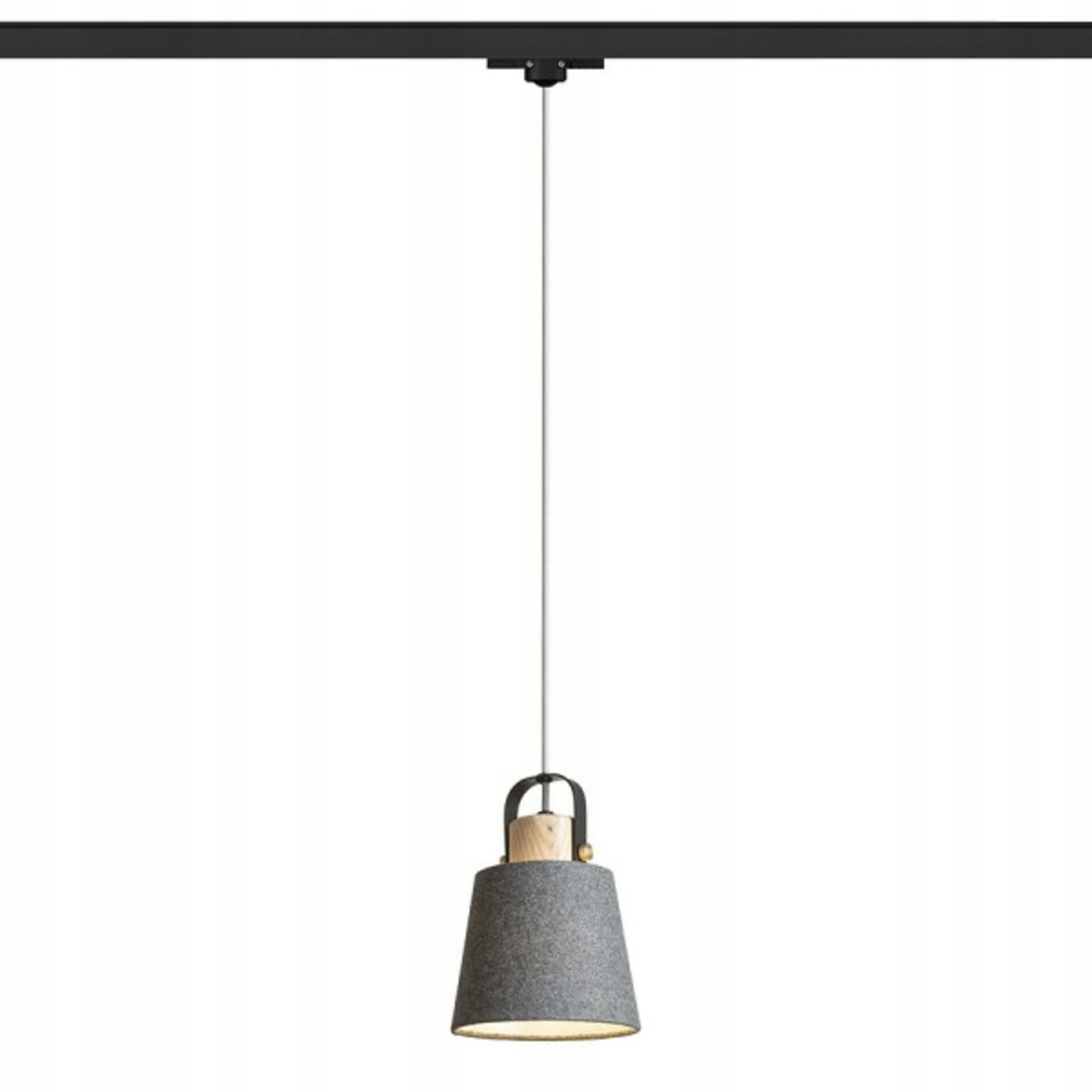 Rendl Choupette závesné svietidlo pre trojokruhovú lištu E27 čiernosivé