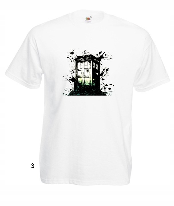 

Koszulki Męskie Wzory Doktor Who Tardis Doctor