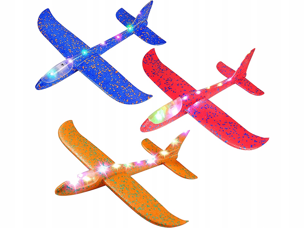 SAMOLOT STYROPIANOWY STYROPIANU 47CM ŚWIECĄCY LED MODEL SAMOLOTU SZYBOWIEC EAN (GTIN) 5707930314225