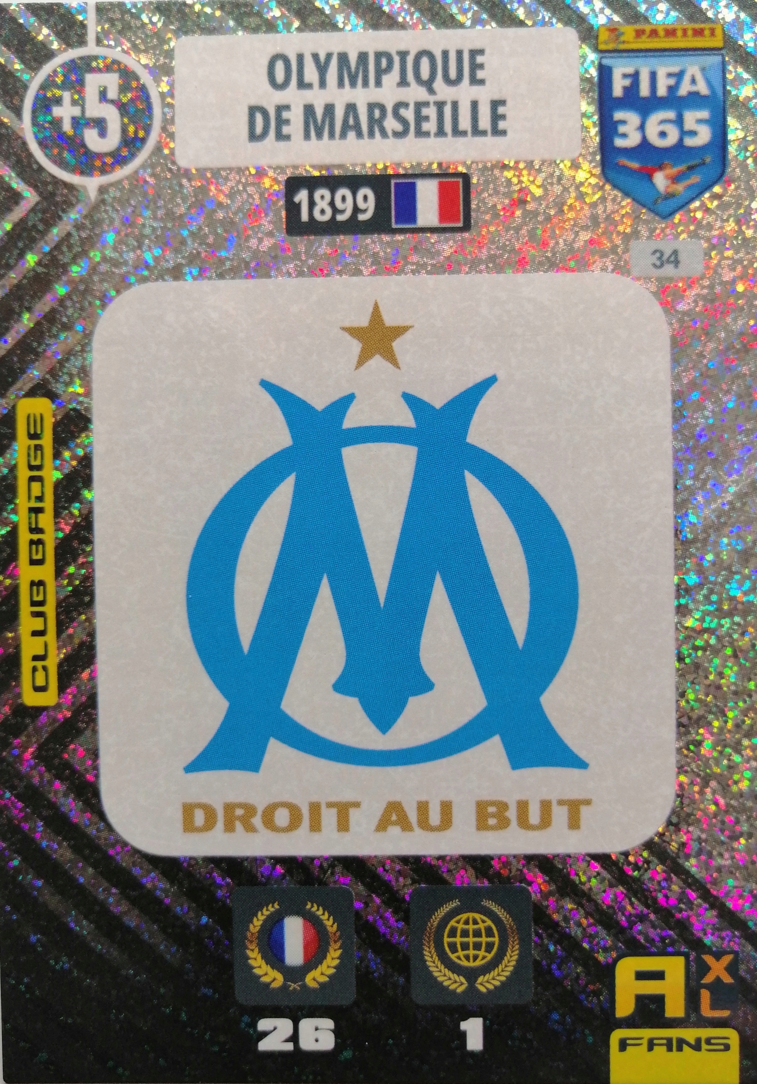 FIFA 365 2021 FANS LOGO 34 OLYMPIQUE MARSEILLE