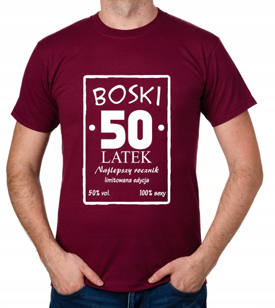 

koszulka Boski 50 Latek prezent