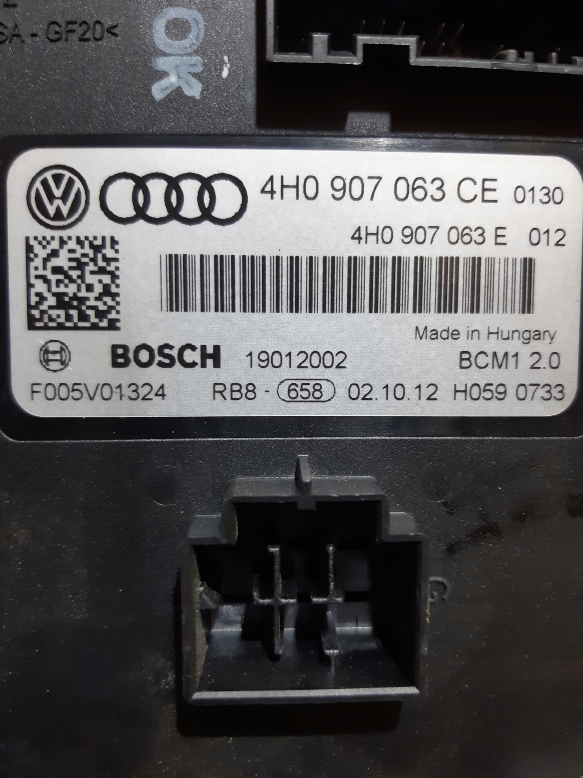 AUDI A6 C7 Module Unité de contrôle KOMFORTU 4H0907063CE